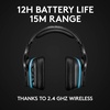 image:imageLogitech G935 Wireless DTSX 71 Surround Sound LIGHTSYNC RGB PC Gaming Headset  BlackBlueG935 Only