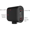 image:imageLogitech for Creators Mevo Start Wireless Live Streaming Camera 1080p HD Video Quality Intelligent App Control Stream via LTE or WiFi  Black1 Pack