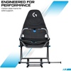 image:imagePlayseat Challenge X  Logitech G Edition Sim Racing Cockpit Chair with Adjustable Racing Positions ActiFit Breathable Material Foldable and Lightweight Design Shifter Mount Included
