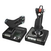 image:imageLogitech G Saitek X52 Pro Flight Control System Controller and Joystick Simulator LCD Display Illuminated Buttons 2xUSB PC  BlackSilverStandard Packaging