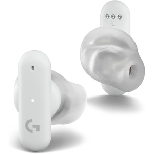 image:imageLogitech G FITS True Wireless Gaming Earbuds Custom Molded Fit Lightspeed  Bluetooth Four Beamforming Microphones PC Mac PS5 PS4 Mobile Nintendo Switch  WhiteWhite