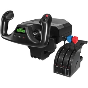 image:imageLogitech G PRO Flight Yoke System Professional Simulation Yoke and Throttle Quadrant 3 Modes 75 Programmable Controls Configurable Throttle Knobs Steel Shaft USB PC  BlackYoke Only