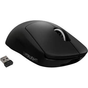image:imageLogitech G PRO X Superlight Wireless Gaming Mouse UltraLightweight Hero 25K Sensor 25600 DPI 5 Programmable Buttons Long Battery Life Compatible with PCMac  BlackBlack