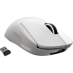 image:imageLogitech G PRO X Superlight Wireless Gaming Mouse UltraLightweight Hero 25K Sensor 25600 DPI 5 Programmable Buttons Long Battery Life Compatible with PCMac  BlackWhite