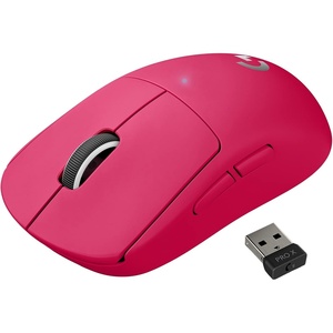 image:imageLogitech G PRO X Superlight Wireless Gaming Mouse UltraLightweight Hero 25K Sensor 25600 DPI 5 Programmable Buttons Long Battery Life Compatible with PCMac  Magenta