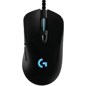 image:imageLogitech G403 Hero 25K Gaming Mouse Lightsync RGB Lightweight 87G10G Optional Braided Cable 25 600 DPI Rubber Side Grips BlackG403 Hero
