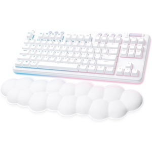 image:imageLogitech G715 Wireless Mechanical Gaming Keyboard with LIGHTSYNC RGB Lightspeed Linear Switches GX Red and Keyboard Palm Rest PCMac Compatible  White MistWireless