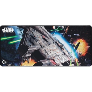 image:imageLogitech G840 XL Cloth Gaming Mouse Pad  012 in Thin Stable Rubber Base PerformanceTuned Surface  MagentaMilennium Falcon Edition