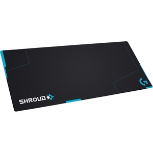 image:imageLogitech G840 XL Cloth Gaming Mouse Pad Thin Pad Stable Rubber Base PerformanceTuned Surface Moderate Surface Friction Durable Tube for Transport  BlackBlackShroud Edition