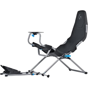 image:imagePlayseat Challenge X  Logitech G Edition Sim Racing Cockpit Chair with Adjustable Racing Positions ActiFit Breathable Material Foldable and Lightweight Design Shifter Mount Included