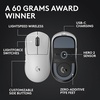 image:imageLogitech G PRO X Superlight 2 Wireless Gaming Mouse  Magenta  60g Symmetrical Shape lt8 kHz Polling 44K DPI PowerPlay Wireless Charging Supported USBC 5 Buttons For PCMacWhite