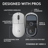 image:imageLogitech G PRO X Superlight 2 Wireless Gaming Mouse  Magenta  60g Symmetrical Shape lt8 kHz Polling 44K DPI PowerPlay Wireless Charging Supported USBC 5 Buttons For PCMacWhite