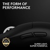 image:imageLogitech G PRO X Superlight 2 Wireless Gaming Mouse  Magenta  60g Symmetrical Shape lt8 kHz Polling 44K DPI PowerPlay Wireless Charging Supported USBC 5 Buttons For PCMacBlack