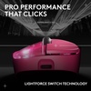 image:imageLogitech G PRO X Superlight 2 Wireless Gaming Mouse  Magenta  60g Symmetrical Shape lt8 kHz Polling 44K DPI PowerPlay Wireless Charging Supported USBC 5 Buttons For PCMacMagenta