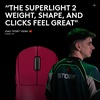 image:imageLogitech G PRO X Superlight 2 Wireless Gaming Mouse  Magenta  60g Symmetrical Shape lt8 kHz Polling 44K DPI PowerPlay Wireless Charging Supported USBC 5 Buttons For PCMacMagenta