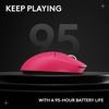 image:imageLogitech G PRO X Superlight 2 Wireless Gaming Mouse  Magenta  60g Symmetrical Shape lt8 kHz Polling 44K DPI PowerPlay Wireless Charging Supported USBC 5 Buttons For PCMacMagenta