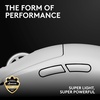 image:imageLogitech G PRO X Superlight 2 Wireless Gaming Mouse  Magenta  60g Symmetrical Shape lt8 kHz Polling 44K DPI PowerPlay Wireless Charging Supported USBC 5 Buttons For PCMacWhite
