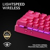 image:imageLogitech G PRO X TKL Lightspeed Wireless Gaming Keyboard Tactile Magenta  Lightspeed wireless UltraPortable Tenkeyless Design LIGHTSYNC RGB PBT keycaps Tactile SwitchesMagenta