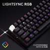 image:imageLogitech G PRO X TKL Lightspeed Wireless Gaming Keyboard Tactile Magenta  Lightspeed wireless UltraPortable Tenkeyless Design LIGHTSYNC RGB PBT keycaps Tactile SwitchesBlack