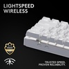 image:imageLogitech G PRO X TKL Lightspeed Wireless Gaming Keyboard Tactile Magenta  Lightspeed wireless UltraPortable Tenkeyless Design LIGHTSYNC RGB PBT keycaps Tactile SwitchesWhite