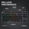 image:imageLogitech G PRO X TKL Lightspeed Wireless Gaming Keyboard Tactile Magenta  Lightspeed wireless UltraPortable Tenkeyless Design LIGHTSYNC RGB PBT keycaps Tactile SwitchesBlack