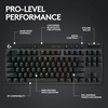 image:imageLogitech G PRO X TKL Lightspeed Wireless Gaming Keyboard Tactile Magenta  Lightspeed wireless UltraPortable Tenkeyless Design LIGHTSYNC RGB PBT keycaps Tactile SwitchesBlack