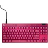 image:imageLogitech G PRO X TKL Lightspeed Wireless Gaming Keyboard Tactile Magenta  Lightspeed wireless UltraPortable Tenkeyless Design LIGHTSYNC RGB PBT keycaps Tactile SwitchesMagenta