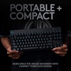 image:imageLogitech G PRO X TKL Lightspeed Wireless Gaming Keyboard Tactile Magenta  Lightspeed wireless UltraPortable Tenkeyless Design LIGHTSYNC RGB PBT keycaps Tactile SwitchesBlack