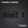 image:imageLogitech G PRO X TKL Lightspeed Wireless Gaming Keyboard Tactile Magenta  Lightspeed wireless UltraPortable Tenkeyless Design LIGHTSYNC RGB PBT keycaps Tactile SwitchesBlack