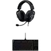 image:imageLogitech G PRO X TKL Lightspeed Wireless Gaming Keyboard Tactile Magenta  Lightspeed wireless UltraPortable Tenkeyless Design LIGHTSYNC RGB PBT keycaps Tactile SwitchesBlack