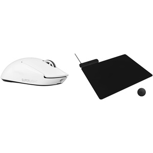 image:imageLogitech G PRO X Superlight 2 Wireless Gaming Mouse  Magenta  60g Symmetrical Shape lt8 kHz Polling 44K DPI PowerPlay Wireless Charging Supported USBC 5 Buttons For PCMacWhite