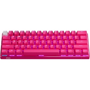 image:imageLogitech G PRO X TKL Lightspeed Wireless Gaming Keyboard Tactile Magenta  Lightspeed wireless UltraPortable Tenkeyless Design LIGHTSYNC RGB PBT keycaps Tactile SwitchesMagenta