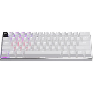 image:imageLogitech G PRO X TKL Lightspeed Wireless Gaming Keyboard Tactile Magenta  Lightspeed wireless UltraPortable Tenkeyless Design LIGHTSYNC RGB PBT keycaps Tactile SwitchesWhite