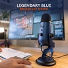 image:imageLogitech Creators Blue Yeti USB Microphone for PC Mac Gaming Recording Streaming Podcasting Studio and Computer Condenser Mic with Blue VOCE effects 4 Pickup Patterns Plug and Play  BlackoutMidnight Blue