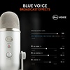 image:imageLogitech Creators Blue Yeti USB Microphone for PC Mac Gaming Recording Streaming Podcasting Studio and Computer Condenser Mic with Blue VOCE effects 4 Pickup Patterns Plug and Play  BlackoutSilver