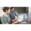 image:imageLogitech Creators Blue Yeti USB Microphone for PC Mac Gaming Recording Streaming Podcasting Studio and Computer Condenser Mic with Blue VOCE effects 4 Pickup Patterns Plug and Play  BlackoutSilver