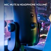 image:imageLogitech Creators Blue Yeti USB Microphone for PC Mac Gaming Recording Streaming Podcasting Studio and Computer Condenser Mic with Blue VOCE effects 4 Pickup Patterns Plug and Play  BlackoutBlackout
