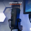 image:imageLogitech Creators Blue Yeti USB Microphone for PC Mac Gaming Recording Streaming Podcasting Studio and Computer Condenser Mic with Blue VOCE effects 4 Pickup Patterns Plug and Play  BlackoutBlackout