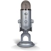 image:imageLogitech Creators Blue Yeti USB Microphone for PC Mac Gaming Recording Streaming Podcasting Studio and Computer Condenser Mic with Blue VOCE effects 4 Pickup Patterns Plug and Play  BlackoutSilver
