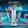 image:imageLogitech Creators Blue Yeti USB Microphone for PC Mac Gaming Recording Streaming Podcasting Studio and Computer Condenser Mic with Blue VOCE effects 4 Pickup Patterns Plug and Play  BlackoutSilver