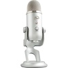 image:imageLogitech Creators Blue Yeti USB Microphone for PC Mac Gaming Recording Streaming Podcasting Studio and Computer Condenser Mic with Blue VOCE effects 4 Pickup Patterns Plug and Play  BlackoutSilver